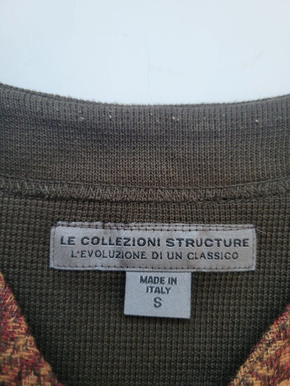 Le Collezioni Structure Sweater Vest Size S Book Nerd Lagenlook Preppy Academia - Picture 7 of 12